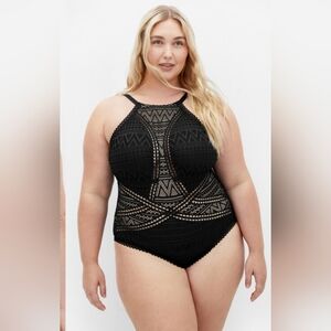 City Chic Nuria 1 Piece - black